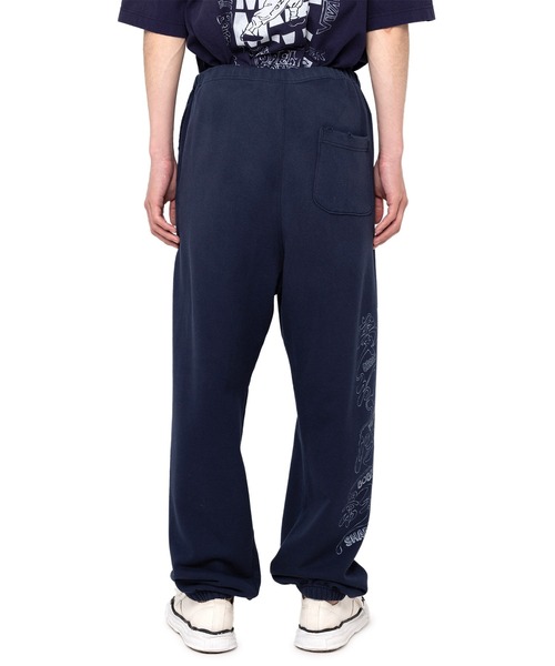 Mendrill(メンドリル)の「Mendrill X GS. Distressed Pants(スウェットパンツ・メンズ・ネイビー/グレー・48/46)」の13枚目の写真