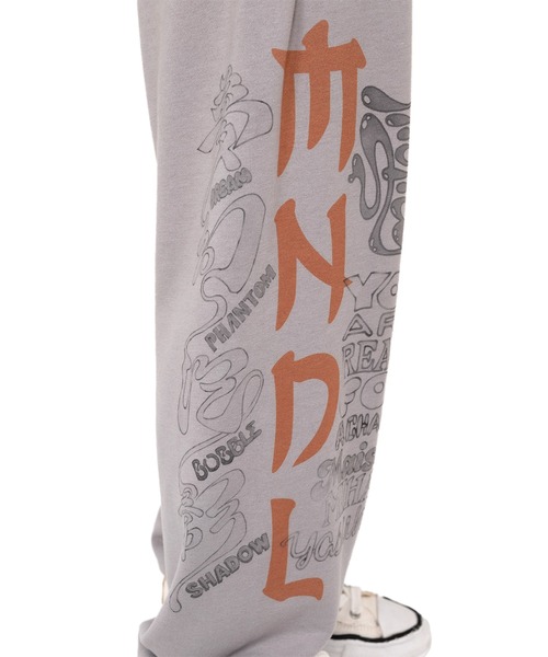 Mendrill(メンドリル)の「Mendrill X GS. Distressed Pants(スウェットパンツ・メンズ・ネイビー/グレー・48/46)」の9枚目の写真
