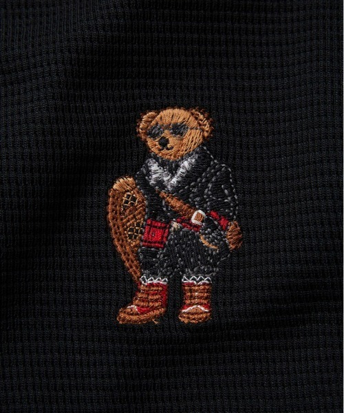 POLO RALPH LAUREN(ポロ ラルフ ローレン)の「【POLO RALPH LAUREN】ワッフル クルーネックロングスリーブ(ルームウェア/パジャマ・メンズ・グリーン/ブラック/ネイビー・MEDIUM/X-LARGE/LARGE)」の9枚目の写真