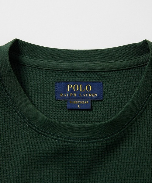 POLO RALPH LAUREN(ポロ ラルフ ローレン)の「【POLO RALPH LAUREN】ワッフル クルーネックロングスリーブ(ルームウェア/パジャマ・メンズ・グリーン/ブラック/ネイビー・MEDIUM/X-LARGE/LARGE)」の13枚目の写真