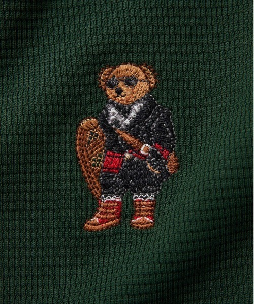POLO RALPH LAUREN(ポロ ラルフ ローレン)の「【POLO RALPH LAUREN】ワッフル クルーネックロングスリーブ(ルームウェア/パジャマ・メンズ・グリーン/ブラック/ネイビー・MEDIUM/X-LARGE/LARGE)」の15枚目の写真