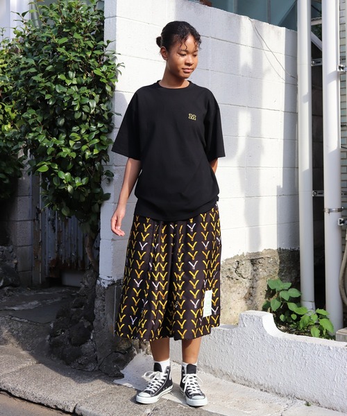 moyan ecri(モヤン エクリ)の「<moyan ecri>リバーシブル/アフリカ生地ロングスカートAFRICA REVERSIBLE DRAWSTRING SKIRT(スカート・レディース・グリーン系その他/パープル系その他/レッド系その他/イエロー系その他/ブラック系その他・FREE)」の7枚目の写真