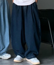 ”脚長×締めシルエットでスタイル◎”デニムバルーンパンツ