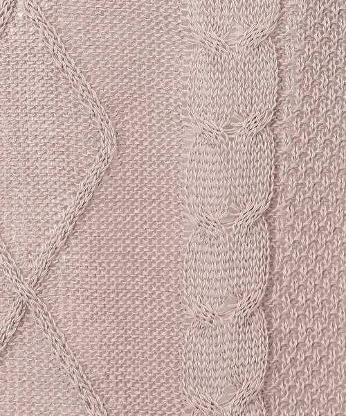 Purple&Yellow(パープルアンドイエロー)の「シアーポロニット(ニット/セーター・メンズ・グリーン/ブラック/グレイッシュベージュ・SMALL/MEDIUM/LARGE)」の13枚目の写真