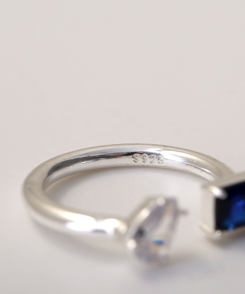 colleca la（コレカラ）の「[silver925]ストーンフォークリング〈金属アレルギー対応〉（リング・レディース・シルバー・FREE）」の8枚目の写真