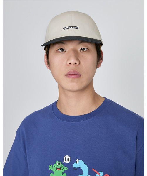YESEYESEE(イエスアイシー)の「Logo Cap(キャップ・メンズ・ストーン/ブラック/ネイビー・FREE)」の6枚目の写真