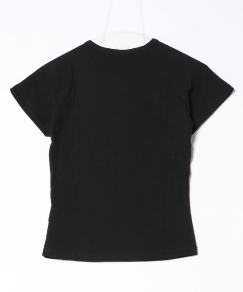 LADY LIKE（レディライク）の「ラインストーンロゴ美シルエット半袖Tシャツ（Tシャツ/カットソー・レディース・ブラック/ホワイト/ダークグレー/ブルー・M）」の13枚目の写真