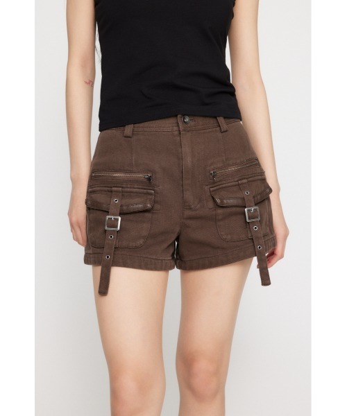 LAGUA GEM（ラグアジェム）の「MILITARY POCKET COMPACT ショートパンツ（その他パンツ・レディース・ブラック/ブラウン/チャコールグレー・X-SMALL/SMALL/MEDIUM）」の11枚目の写真