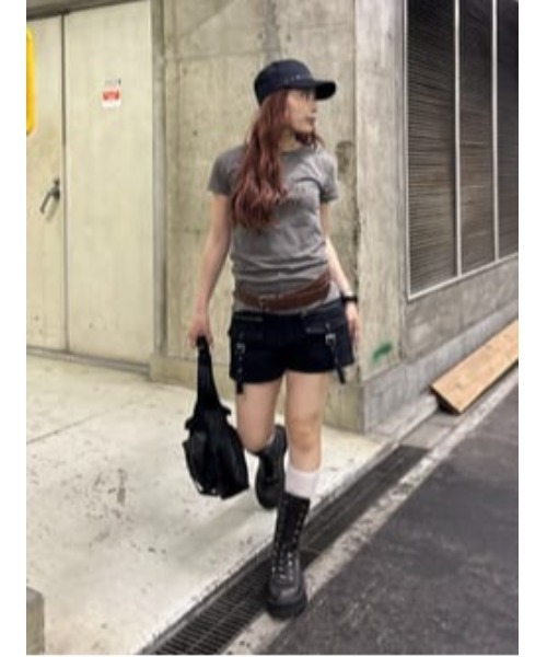 LAGUA GEM（ラグアジェム）の「MILITARY POCKET COMPACT ショートパンツ（その他パンツ・レディース・ブラック/ブラウン/チャコールグレー・X-SMALL/SMALL/MEDIUM）」の16枚目の写真