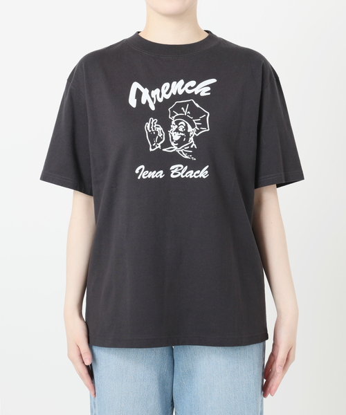 本日限定価格‼️IENA BLACK フレンチクックTシャツ BLACK フレンチクック Tシャツ（Tシャツ/カットソー）｜IENA