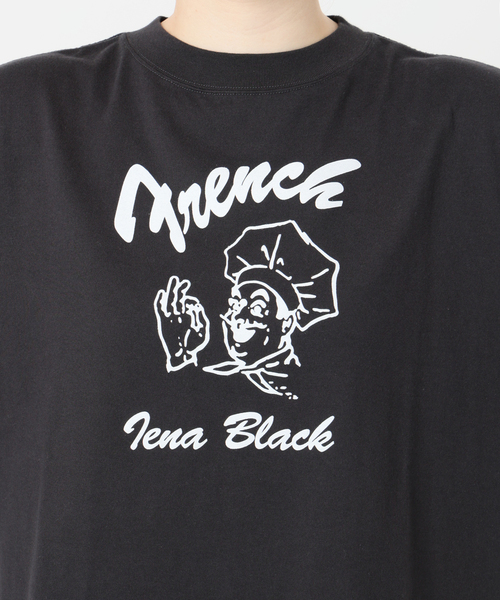 本日限定価格‼️IENA BLACK フレンチクックTシャツ BLACK フレンチクック Tシャツ（Tシャツ/カットソー）｜IENA