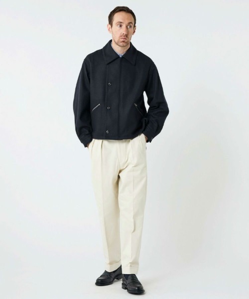 BRITISH MADE（ブリティッシュメイド）の「オフィサーパンツ/ポーツマス(コットンドリル)(UNISEX) 全5色（その他パンツ・メンズ・ホワイト/ベージュ/ダークブルー/カーキ系・S/M/L）」の20枚目の写真