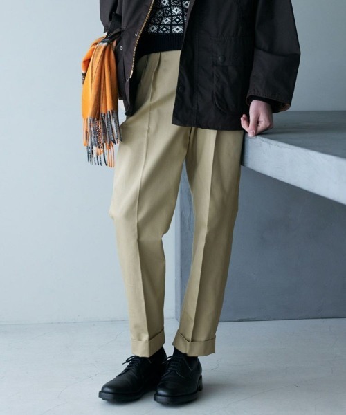 BRITISH MADE（ブリティッシュメイド）の「オフィサーパンツ/ポーツマス(コットンドリル)(UNISEX) 全5色（その他パンツ・メンズ・ホワイト/ベージュ/ダークブルー/カーキ系・S/M/L）」の21枚目の写真