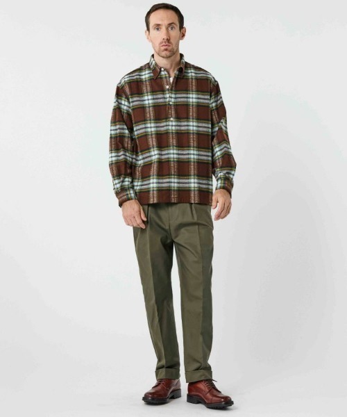 BRITISH MADE（ブリティッシュメイド）の「オフィサーパンツ/ポーツマス(コットンドリル)(UNISEX) 全5色（その他パンツ・メンズ・ホワイト/ベージュ/ダークブルー/カーキ系・S/M/L）」の22枚目の写真