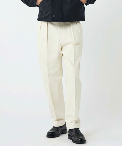 BRITISH MADE(ブリティッシュメイド)の「オフィサーパンツ/ポーツマス(コットンドリル)(UNISEX) 全3色(その他パンツ・メンズ・ホワイト/ベージュ/ダークブルー/カーキ系・S/M/L/X-LARGE)」の8枚目の写真