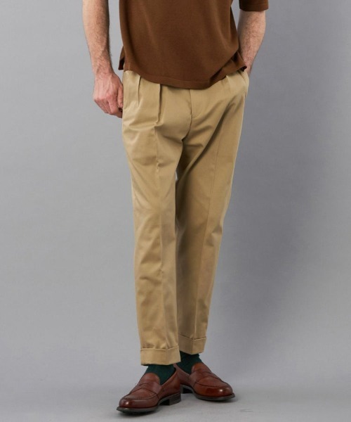 BRITISH MADE(ブリティッシュメイド)の「オフィサーパンツ/ポーツマス(コットンドリル)(UNISEX) 全3色(その他パンツ・メンズ・ホワイト/ベージュ/ダークブルー/カーキ系・S/M/L/X-LARGE)」の21枚目の写真
