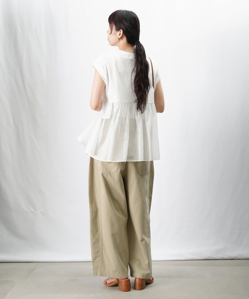 LUCA/LADY LUCK LUCA（ルカ/レディラックルカ）の「LC/LLL ツイルオウヴァムパンツ（その他パンツ・レディース・ブラック/カーキ/ベージュ・FREE）」の8枚目の写真