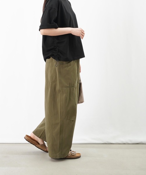 LUCA/LADY LUCK LUCA（ルカ/レディラックルカ）の「LC/LLL ツイルオウヴァムパンツ（その他パンツ・レディース・ブラック/カーキ/ベージュ・FREE）」の15枚目の写真