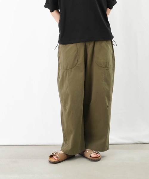 LUCA/LADY LUCK LUCA（ルカ/レディラックルカ）の「LC/LLL ツイルオウヴァムパンツ（その他パンツ・レディース・ブラック/カーキ/ベージュ・FREE）」の16枚目の写真