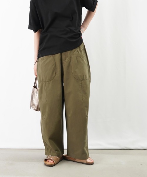 LUCA/LADY LUCK LUCA（ルカ/レディラックルカ）の「LC/LLL ツイルオウヴァムパンツ（その他パンツ・レディース・ブラック/カーキ/ベージュ・FREE）」の17枚目の写真