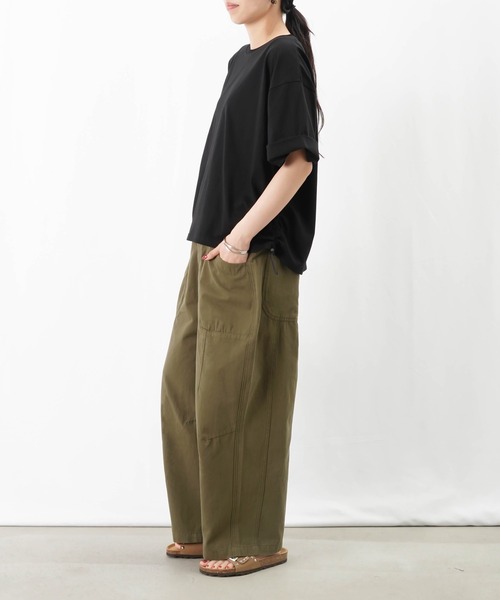 LUCA/LADY LUCK LUCA（ルカ/レディラックルカ）の「LC/LLL ツイルオウヴァムパンツ（その他パンツ・レディース・ブラック/カーキ/ベージュ・FREE）」の19枚目の写真