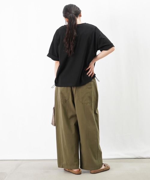 LUCA/LADY LUCK LUCA（ルカ/レディラックルカ）の「LC/LLL ツイルオウヴァムパンツ（その他パンツ・レディース・ブラック/カーキ/ベージュ・FREE）」の21枚目の写真