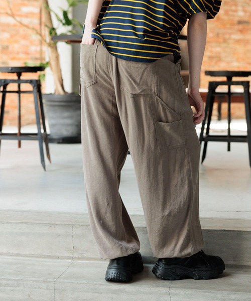 niko and...(ニコアンド)の「トロットペインターパンツ(その他パンツ・レディース・モカ/アイボリー/ブラック/オレンジ/カーキ・FREE)」の2枚目の写真