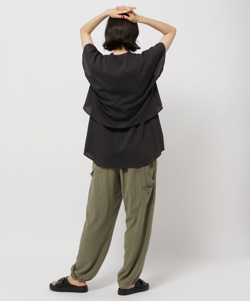 niko and...(ニコアンド)の「トロットペインターパンツ(その他パンツ・レディース・モカ/アイボリー/ブラック/オレンジ/カーキ・FREE)」の21枚目の写真