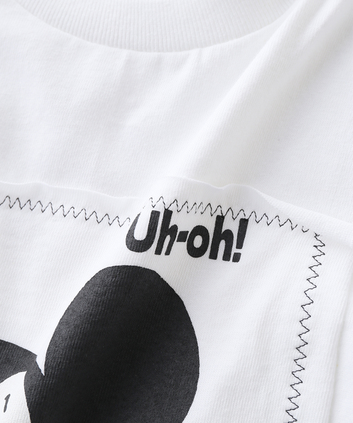 新品 スピックアンドスパン WIFFLE MICKYパッチワーク Tシャツ Spick & Span｜《WEB限定追加》WIFFLE / ウィッフル パッチ