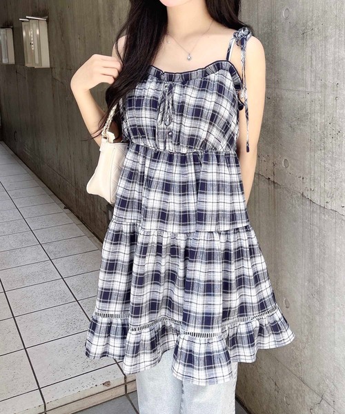 AFENDS【アフェンズ】KALI チェック柄ミニワンピース AFENDS【アフェンズ】KALI チェック柄ミニワンピース (AFENDS