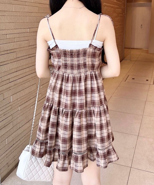 チェックウールミニワンピース (2color) DDロゴバイカラーニットミニワンピース – Darich (ダーリッチ)
