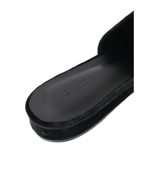 CLANE（クラネ）の「VELOUR FLAT MULES（スリッポン・レディース・カーキ/ブラック・36/37/38）」の19枚目の写真