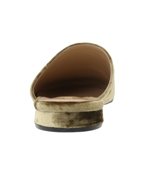 CLANE（クラネ）の「VELOUR FLAT MULES（スリッポン・レディース・カーキ/ブラック・36/37/38）」の10枚目の写真