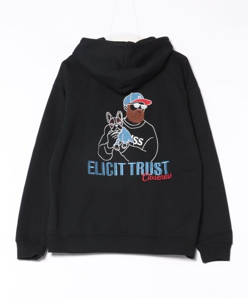 オーダー ラッキーなお城【ハッピー】 549～555 セール】髭おじさん サガラ刺繍 裏毛ZIPパーカー（パーカー）｜Mac