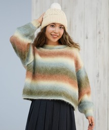 RIKKA FEMME/リッカファム セーター グラデーションシャギーニット RF25FW22