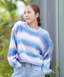 45R ニット（ブルー） 45R】ニット｜1977年創業、日本の服。丈夫で長持ち、気持ちの良い服