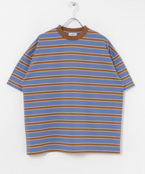 THE GOODLAND MARKET（ザグッドランドマーケット）の「KEIMEN　Strata T-shirts（Tシャツ/カットソー・メンズ・ピンク/グレー/ブルー・MEDIUM/LARGE/X-LARGE）」の4枚目の写真