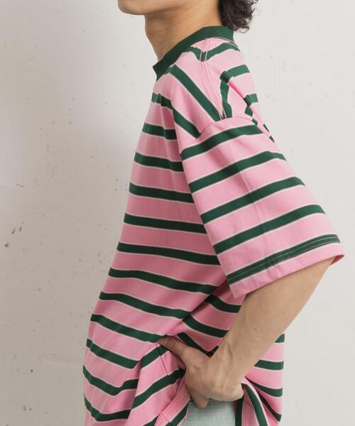 THE GOODLAND MARKET（ザグッドランドマーケット）の「KEIMEN　Strata T-shirts（Tシャツ/カットソー・メンズ・ピンク/グレー/ブルー・MEDIUM/LARGE/X-LARGE）」の6枚目の写真