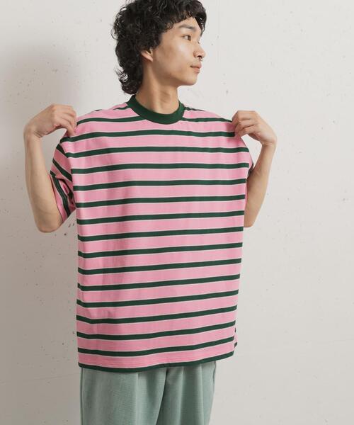 THE GOODLAND MARKET（ザグッドランドマーケット）の「KEIMEN　Strata T-shirts（Tシャツ/カットソー・メンズ・ピンク/グレー/ブルー・MEDIUM/LARGE/X-LARGE）」の8枚目の写真