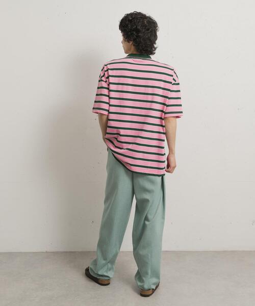 THE GOODLAND MARKET（ザグッドランドマーケット）の「KEIMEN　Strata T-shirts（Tシャツ/カットソー・メンズ・ピンク/グレー/ブルー・MEDIUM/LARGE/X-LARGE）」の11枚目の写真