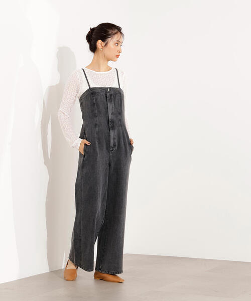 N.（N. Natural Beauty Basic）（エヌエヌナチュラルビューティーベーシック）の「クルーネックレースカットソー（Tシャツ/カットソー・レディース・キャメル/オフホワイト/ブラック・MEDIUM）」の6枚目の写真