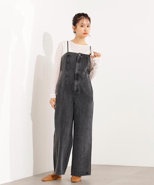 N.（N. Natural Beauty Basic）（エヌエヌナチュラルビューティーベーシック）の「クルーネックレースカットソー（Tシャツ/カットソー・レディース・キャメル/オフホワイト/ブラック・MEDIUM）」の9枚目の写真