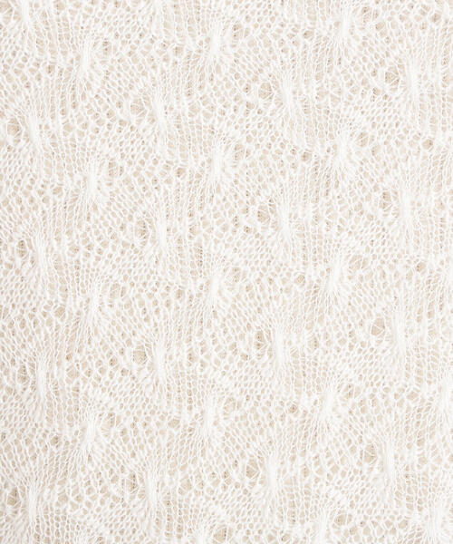 N.（N. Natural Beauty Basic）（エヌエヌナチュラルビューティーベーシック）の「クルーネックレースカットソー（Tシャツ/カットソー・レディース・キャメル/オフホワイト/ブラック・MEDIUM）」の20枚目の写真