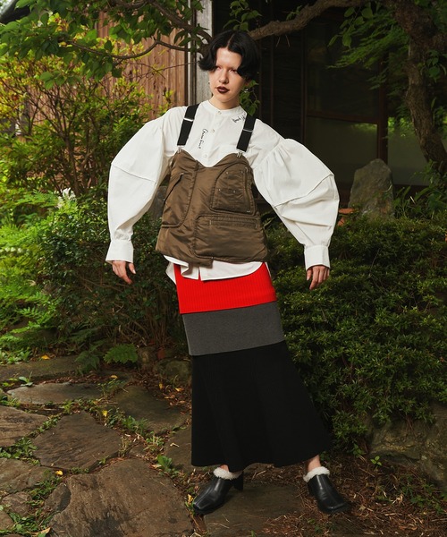 LAYERED KNIT SK（スカート）｜OMMO（オーエムエムオー）の