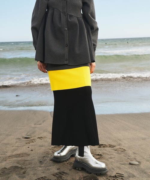 LAYERED KNIT SK（スカート）｜OMMO（オーエムエムオー）の