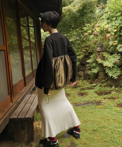 LAYERED KNIT SK（スカート）｜OMMO（オーエムエムオー）の