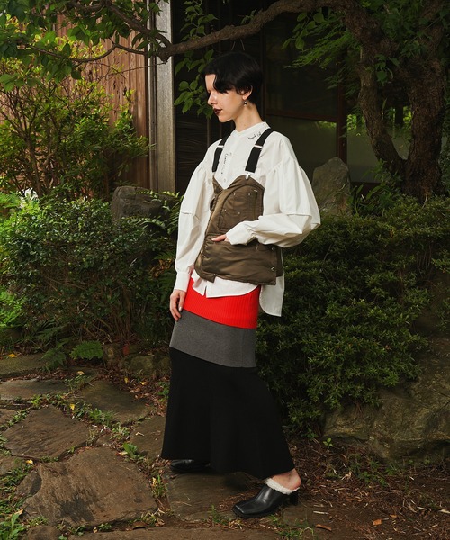 LAYERED KNIT SK（スカート）｜OMMO（オーエムエムオー）の