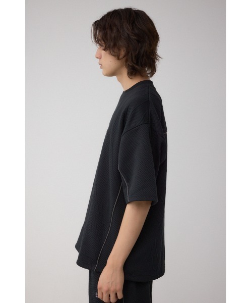 AZUL by moussy（アズールバイマウジー）の「パイピングライントップス（Tシャツ/カットソー・メンズ・グレー/ブラック・MEDIUM/LARGE）」の21枚目の写真