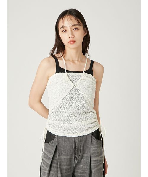 FRAY I.D(フレイアイディー)の「3wayビスチェキャミソール(キャミソール・レディース・アイボリー・F)」の3枚目の写真