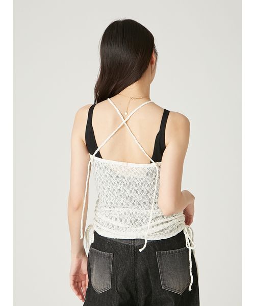 FRAY I.D(フレイアイディー)の「3wayビスチェキャミソール(キャミソール・レディース・アイボリー・F)」の4枚目の写真